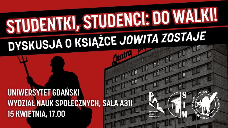 Studentki, studenci: do walki! Dyskusja o książce "Jowita zostaje"