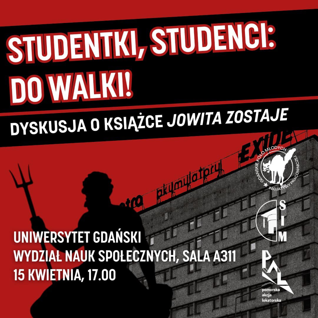 Studentki, studenci: do walki! Dyskusja o książce "Jowita zostaje"