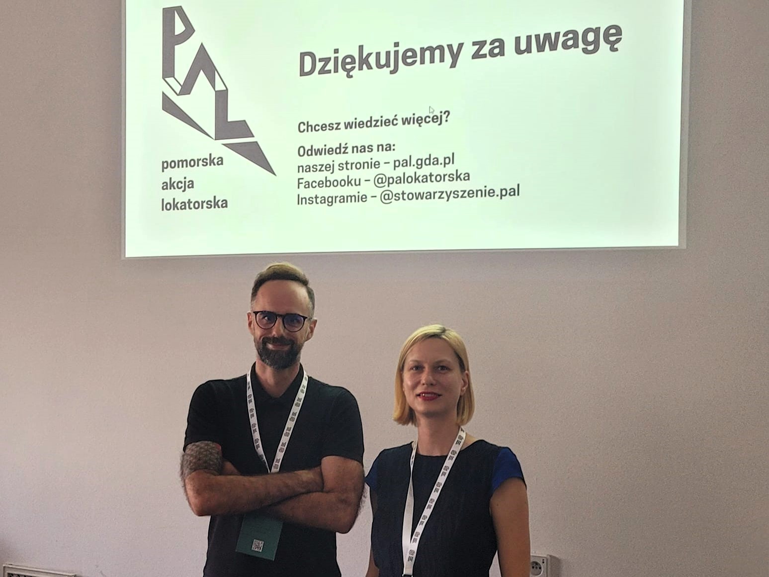 nasi działacze po prezentacji na gdańskim kongresie ruchów miejskich